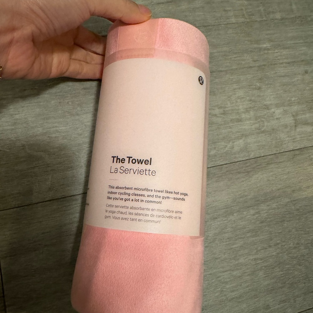 Lululemon Pink Microfiber Towel